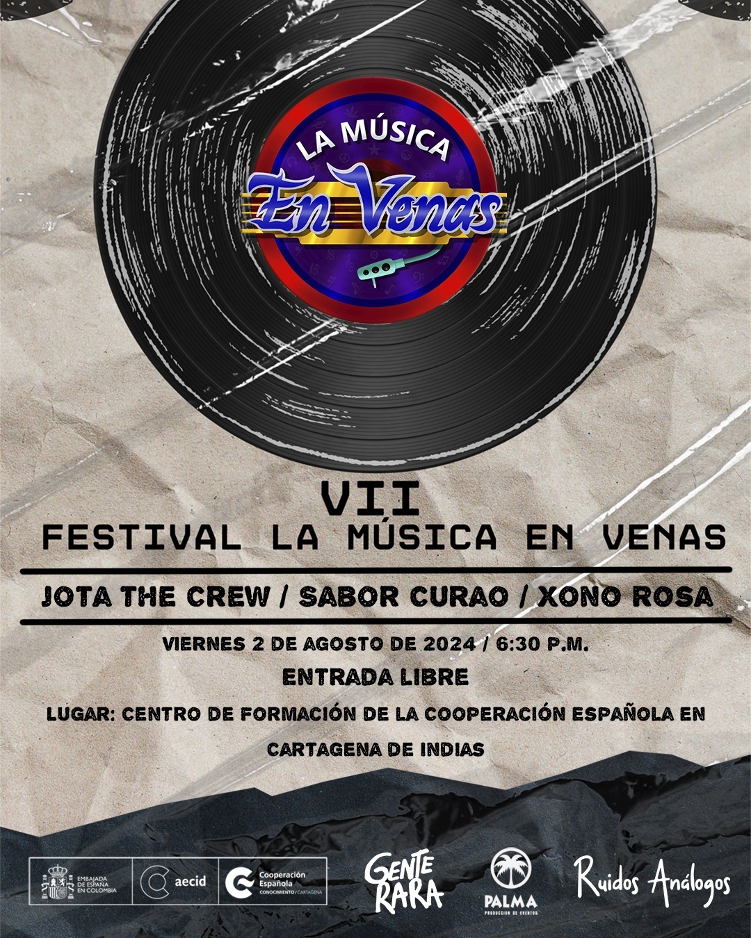 ¡La Séptima Edición del Festival de La Música En Venas Ya Está Aquí!