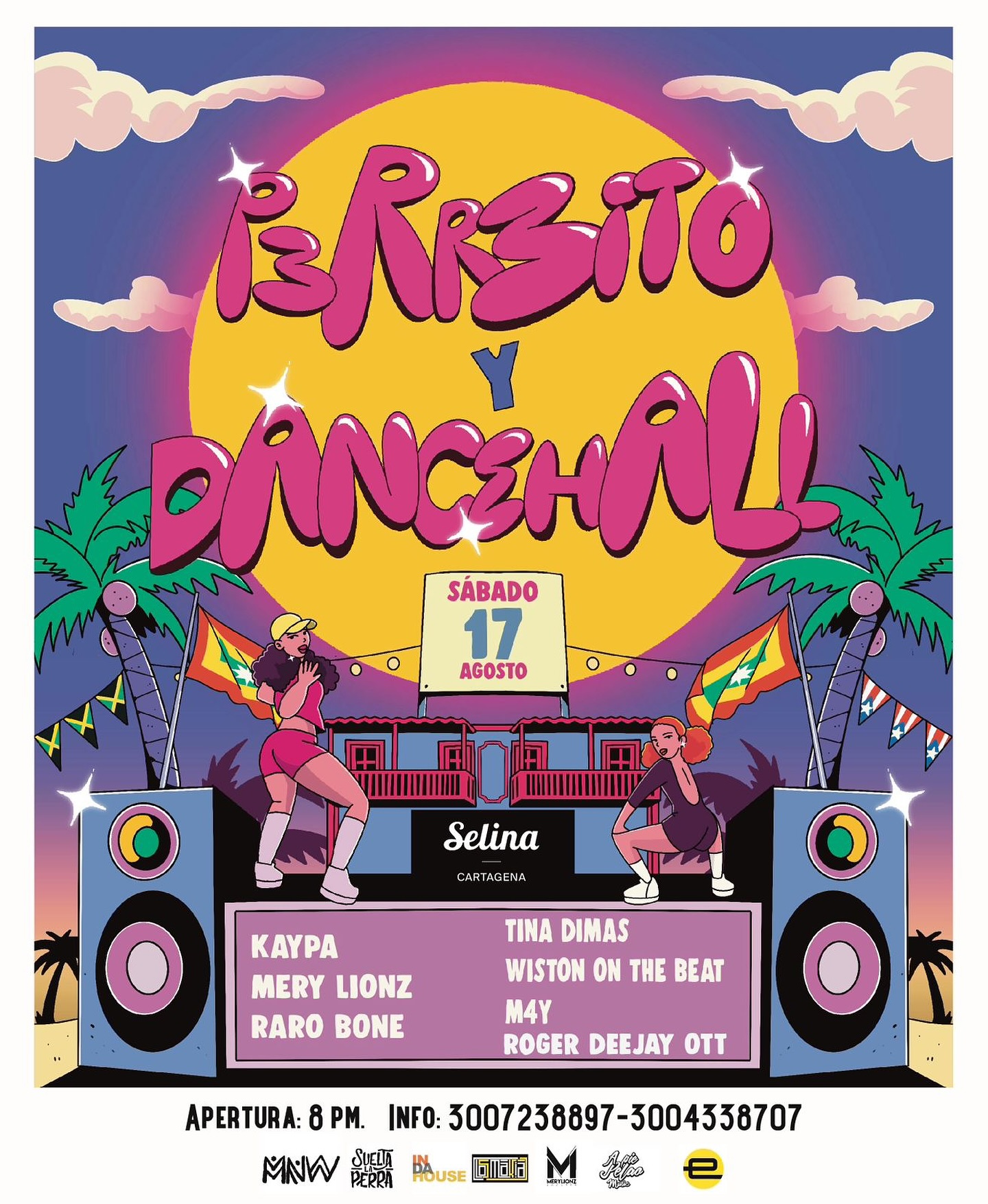 Selina se Prende: Noche de Perreo y Dancehall con Raro Bone, Mery Lionz, Dj Kaypa Más