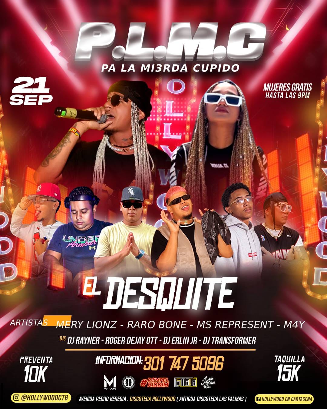 La Fiesta de Amor y Amistad Más Explosiva Llega a la Discoteca Hollywood